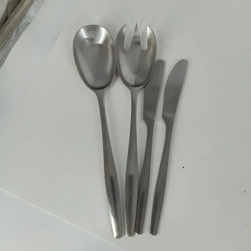 4X Serving VARIATION V Spoons Spreaders Dansk Designs Finland IHQ Stainless MCM